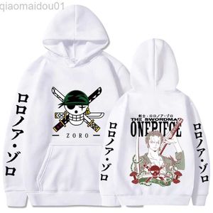 Men's Hoodies Sweatshirts One Piece Anime Hoodie Print Pullover Tops Loose Casual Fashion Uniex Pullover Sweatshirt Dropship Clothing Man Women Streetwear L230721