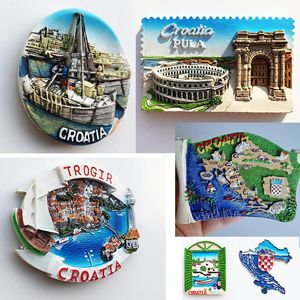 Kühlschrankmagnete Croacia Magnet Kroatie Tourist Souvenirs Mittelmeer Malta Polen Magnetische Kühlschrankaufkleber Kroatien Karte Home Decor 230721