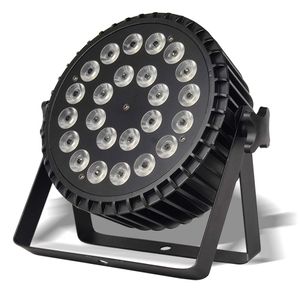 24x18W RGBWA UV LED PAR LIGHT 6-in-1プロフェッショナルDMX512 DJウォッシュキャストアルミニウムステージLighting201R