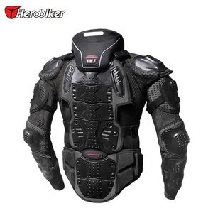 HEROBIKER Motorcycle Armor Jacket Motocross Racing Riding Offroad Protective Gear Body Guards Outdoor Sport Add Neck Prodector222M
