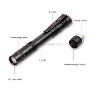 Çok Fonksiyonlu Açık LED Penlight Fence Pen Klip Taşınabilir Mini Torçu Su Geçirmez XPE Tıp Doktoru Hemşire Denetim Meşaleleri Lamba Acil Kalem Işıkları