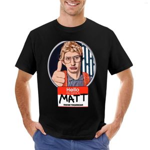 Regatas masculinas Hello My Name Is MaT-Shirt Shirts Graphic Tees Anime Clothes Black T For Men