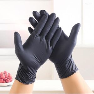 Disposable Gloves 50Pairs Women Men Black White Etiquette Thin Stretch Sunscreen Dance Tight Jewelry Driving