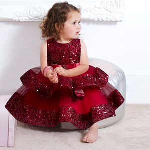 Novo vestido de bebê rendado flor batizado roupas de batismo recém-nascido crianças meninas primeiro ano aniversário princesa fantasia de festa infantil