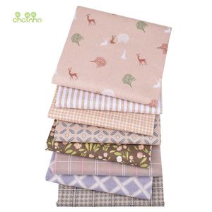 Fabric Oatmeal Color Series Printed Twill Cotton Fabric Patchwork Clothes For DIY Sewing Quilting Baby Child's Bedclothes Material 230720