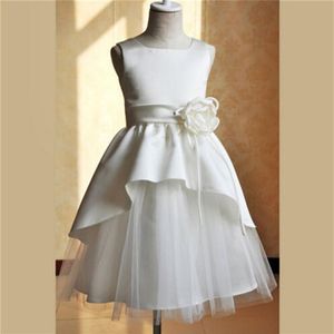 Brand New Flower Girl Dresses Party Pageant Communion Dress Princess Little Girls Kids Children Dress for Wedding255h