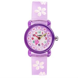 JNEW Orologio al quarzo di marca per bambini Loverly Cartoon Ragazzi Ragazze Studenti Orologi Cinturino in silicone Color caramella Orologi da polso Cute Childre230J