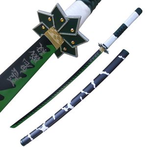 ノベルティアイテムホームディコートデーモンスレイヤーソードShinazugawa Sanemi Blade Anime 1 1 Imitation Cosplay Prop-Chirstmas Gift 41inch L214y