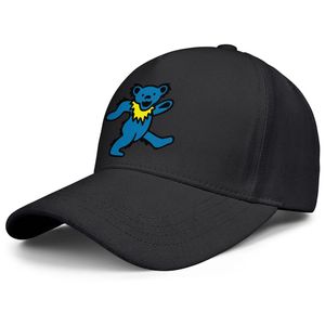 Fashion grateful dead bear blue Unisex Baseball Cap Cool Team Trucke Hats wisconsin Pink five dancing bears and company posters Fl286A