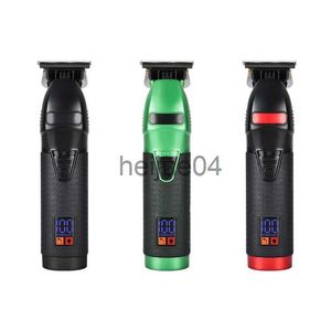 Clippers Trimmers 2023 Haircut Electric Hair Trimmer Digital Digital Power Barber Fader Black Charcoal Blade Oil Aost Tool Tool X0728