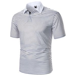 الرجال S Polos Men Shirve Polo Shirt Stripe Stripe Black Striped Troping Training Casual Street Street Fabel 230720