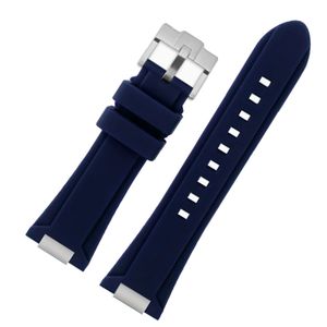 Pulseira de silicone de 26 mm para Tissot PRX T137 série T137/407/410 pulseira masculina macia indeformável
