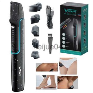 Clippers Trimmers VGR Body Hair Trimmer Professional Beard Trimmer Waterproof Electric Body Hair Shaver Rechargeable Lady Wet Dry Groomer V602 x0728