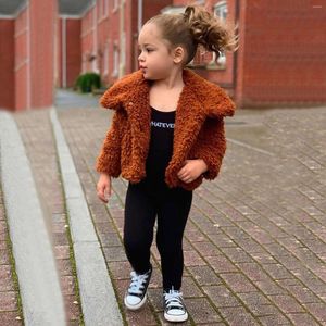 Down Coat Kids Autumn Winter Jacket Toddler Baby Girls Boys Infant Solid Cardigans Fuzzy Lightweight Fleece Jackets Warm Coats Outerwear