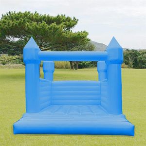 casa de salto branco colorido castelo inflável de casamento bege rosa verde jumper adulto crianças castelo de salto com ventilador sh239h