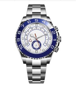 Herrklocka yachtmaster automatisk mekanisk 2 nautisk klocka sport dykning armbands-armband keramik ram sapphire lyx varumärke ricro armbandsur