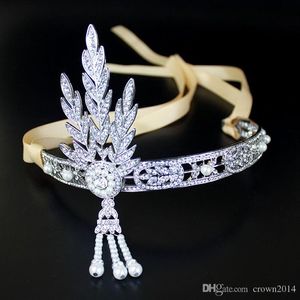 Cristalli Bling Corone nuziali Copricapo 2022 Gioielli con diamanti Fascia per capelli Corona Accessori da sposa Diademi per feste Copricapo gr309Q