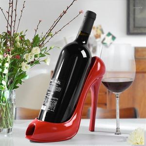 High Heel Schuh Weinhalter Rotwein Flaschenregal Aufhänger Aufbewahrungshalter Geschenkkorb Zubehör Wohnkultur Küche Bar Tool1314G