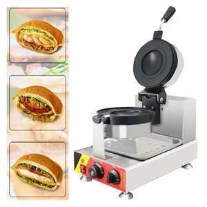 Elektrische UFO Hamburger Brotbackautomaten Waffelmaschine Panini Press Waffeleisen265q