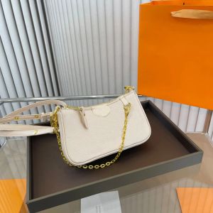 Leather Shoulder Bag Women Designer Handbag Easy Pouch Wallet Chain purse M81862 M80349