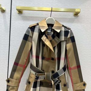 Runway G Trench Coats Autumn Lapel Neck Long Sleeve Leisure Overcoat And Fashion Brand Same Style Women's Jackets Designer