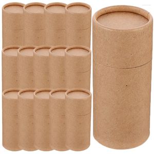 Storage Bottles 15Pcs Gift Paper Tube Multipurpose Packing Box Tea Bottle Container For Wrapping