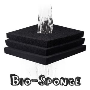 100 100 5 cm Haile Aquatic Bio Sponge Filter Media Pad Zugeschnittener Schaumstoff für Aquarium Koiteich Aquatische Porosität Y200922291e