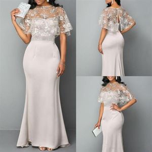 2021 Mother Of Bride Dresses Mermaid Sweetheart Lace Wrap Wedding Guest Dresses Floor Length Satin Evening Gowns294t