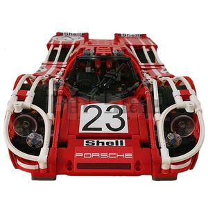 ブロックシティレース917Kビルディングブロックモデルステッカーを送る固定ワイヤーパッチワークのおもちゃ互換性の強いギフト子供MOC32980 230721