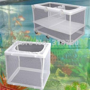 S L Целая коробка для размножения рыбы в аквариумах сетка висящая коробка изоляции рыб для аквариумных аксессуаров288W
