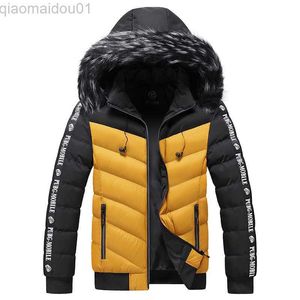 Jaquetas Masculinas DIMUSI Jaquetas Masculinas de Inverno Moda Masculina de Algodão Quente Parcas Casuais Casacos Jaquetas Térmicas com Capuz Roupas Masculinas L230721