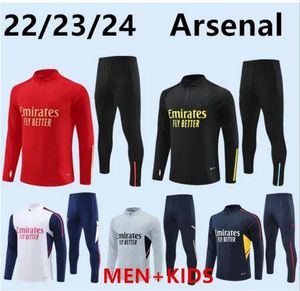 2023-24 Arsenal tracksuit sets Men kids soccer football 23 24 Half pulled Long Sleeve soccer football Gunners training suit survetement foot chandal jogging kits