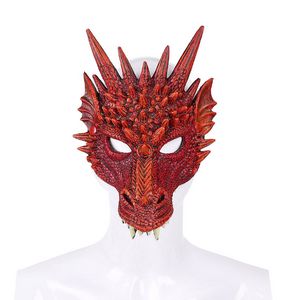 Halloween Dragon Mask PU Foaming 3D Animal Dragon Mask Halloween Carnival Party Cosplay Dragon Scary Mask Monster Mask