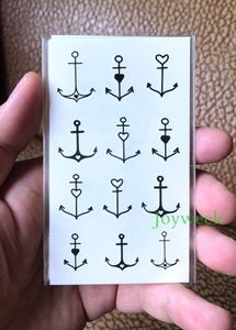 Waterproof Temporary Tattoo sticker cute small anchor tatto stickers flash tatoo fake tattoos for kids girl child