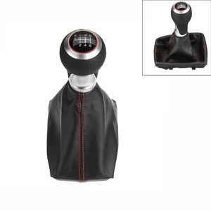 6 SPEED CAR MT Gear Shift Knob Gaiter Boot Cover för A4 S4 B8 8K A5 8T Q5 8R S-LINE 2007-2015278H