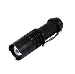 Light Flash Light o wysokiej mocy 7W 300LM Q5 LED Camping Latkarz Pochodnia Regulowana zoom zoom Wodoodporne latarki mini lampy lampy