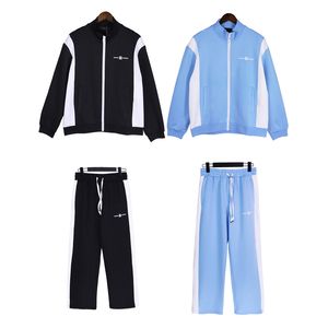 2023 The latest men's tracksuit street trend letter pattern print design gym running tracksuit fashion
