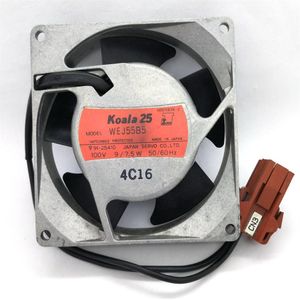 Yeni Orijinal Servo Koala 25 WEJ55B5 100V 9 7 5W 92 92 25mm 9cm Soğutma Fan265E