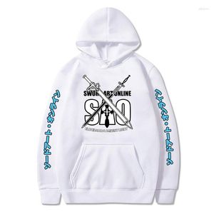 Men's Hoodies 2023 Sword Art Online Hip O-neck Sweatshirt Harajuku Outwear High Quality Pullover Autumn Winter Printed SAO Clothes