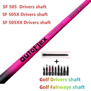 Kulüp Şaftları Autoflex Golf Şaftı Golf Sürücüsü Şaft Fairway Ahşap Şaft SF505 veya SF505X veya SF505XX 230720