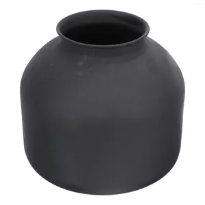 Vasi Vaso Fiore Nero Vaso Decor Ferro Metallo Opaco Vintage Home Fioriera Centrotavola Disposizione Ufficio Contenitore Secco Vasi