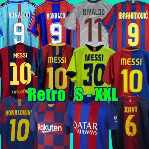 Retro Barcelona soccer jerseys barca 96 97 07 08 09 10 11 XAVI RONALDINHO RONALDO RIVALDO GUARDIOLA Iniesta finals classic maillot de foot 1899 1999 football shirts