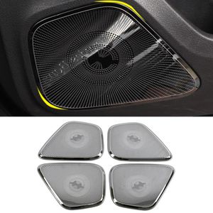 For Mercedes-Benz B-Class W247 2018-2020 Car Door Loudspeaker Sound Pad Speaker Cover Trim Frame Sticker Interior Accessories273n