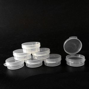 5ml 5g menteşeli boş plastik kavanoz 5ml küçük numune kapları temiz pe kozmetik şişe ambalajı konsantre ambalaj jar jars306s