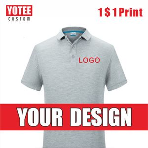 Мужская половая футболка Polos yotee Pure Cotton Polo Men's Custom Emelcodery Personal Group Diy Solid Tops Летние рубашки для мужчин 230720