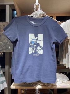 女性用TシャツヴィンテージクラシックギタープリントTシャツ女性サマーファッション半袖コットントップトップ女性カジュアルY2Kストリートウェアスリムトップ230720