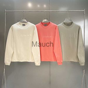 Men's T-Shirts Essentials Long Sleeve Tshirt Fashion Floing Letters Tees Tops Unisex HipHop Cotton Men And Women Long Sleeve Tshirt J230721