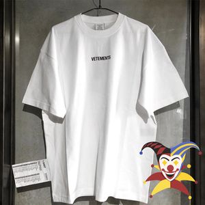 Mens Tshirts Sticker Vetements Womens Tshirt 1 Högkvalitativ överdimensionerad topp Casual SS 230720