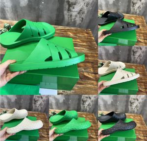 Tasarımcı Beebee Sandalet Kauçuk Dokuma Tasarım Bahçe Erkek Ayakkabı Dış Mekan Su Geçirmez Slip Slip Moda Terlik Boyutu 39-45
