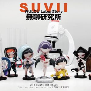 Action Toy Figures Mystery Box Suvii Vaccine Series Blind Guess Bag Toys Doll Söt Anime Figur Ornament Collection Gift till flickvän 230720